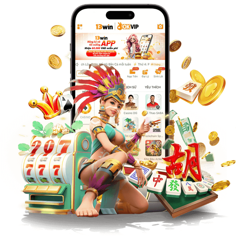 Giao diện 13WIN trên thiết bị di động